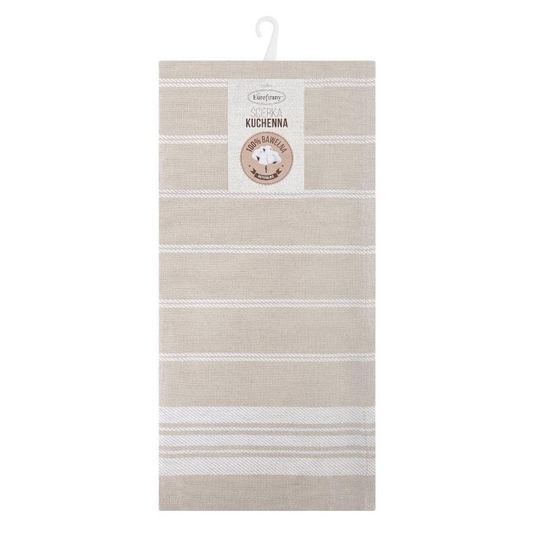 Eurofirany, komplet ręczników kuchennych, Rubi, 50-70 cm, beżowy