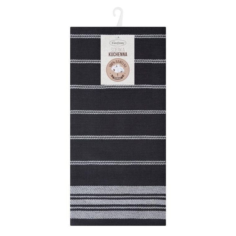 Eurofirany, komplet ręczników kuchennych, Rubi, 50-70 cm, stalowy