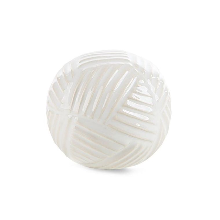 Eurofirany, kula dekoracyjna, Romina, 9-10 cm, kremowy