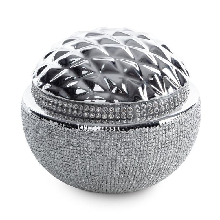 Eurofirany, kula dekoracyjna, Solen, 110-10-10 cm, srebrny
