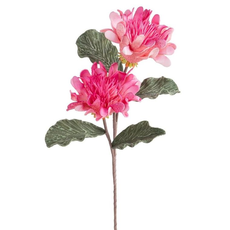 Eurofirany, kwiat flore, 11-65 cm, różowy