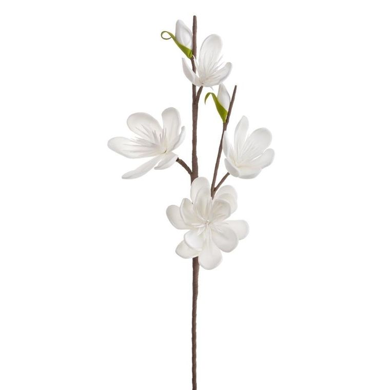 Eurofirany, kwiat flore, 11-69 cm, biały