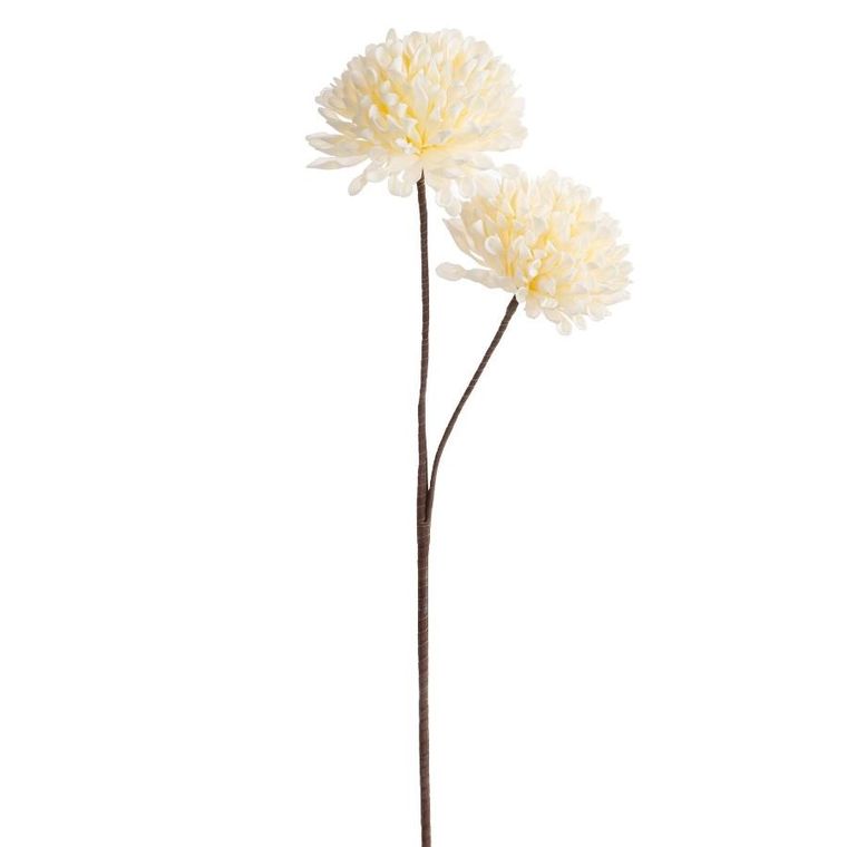 Eurofirany, kwiat flore, 13-63 cm, kremowy