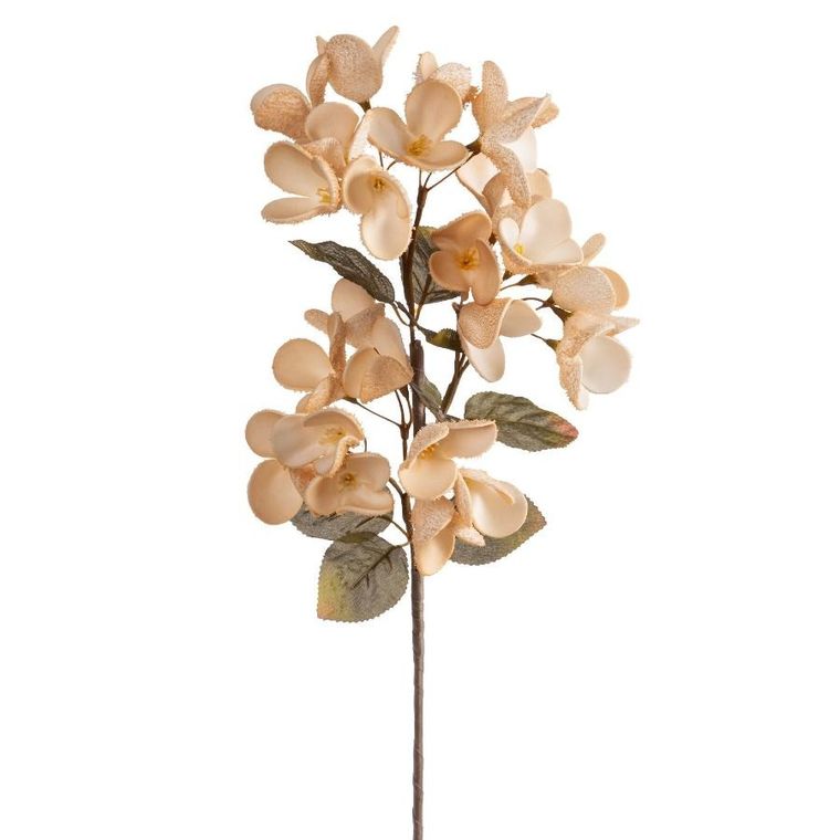 Eurofirany, kwiat flore, 17-70 cm, jasnobeżowy