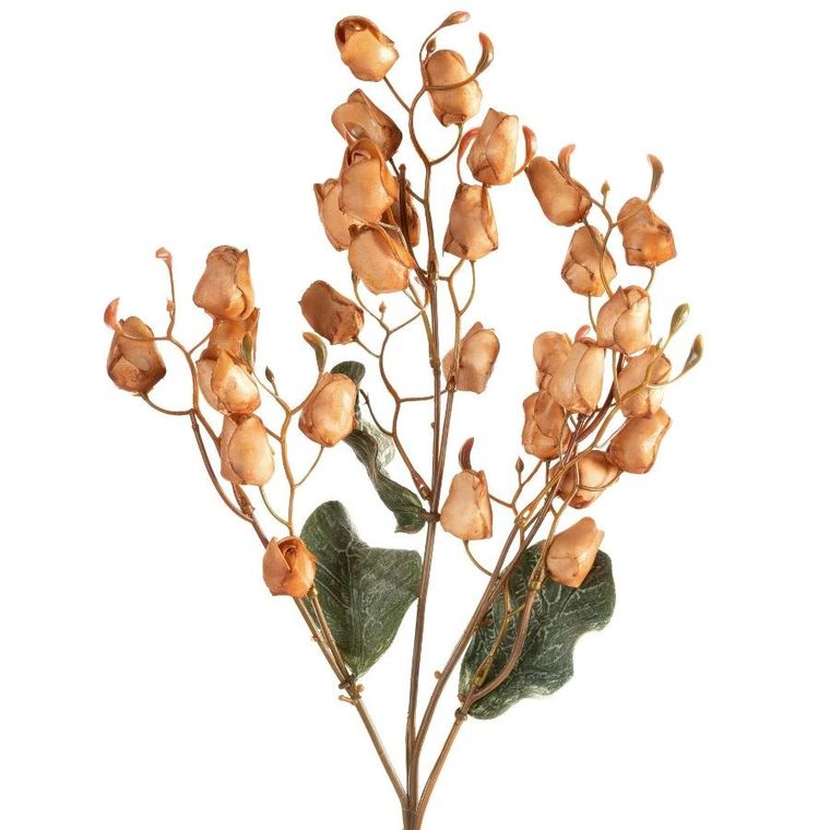 Eurofirany, kwiat flore, 2-75 cm, jasnobrązowy