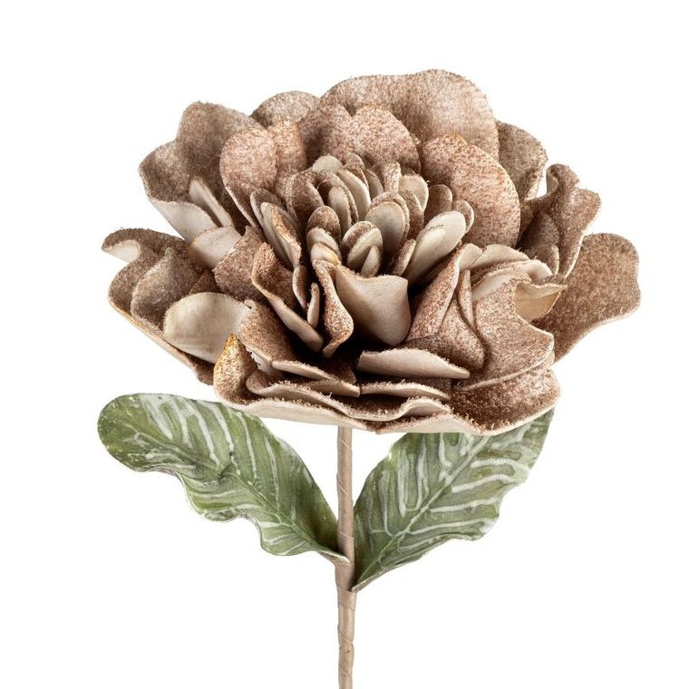 Eurofirany, kwiat flore, 25-70 cm, ciemnobeżowy