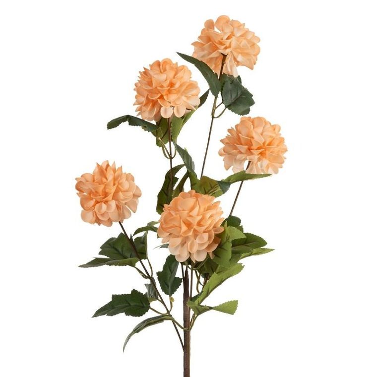 Eurofirany, kwiat Flore, 75 cm, pomarańczowy