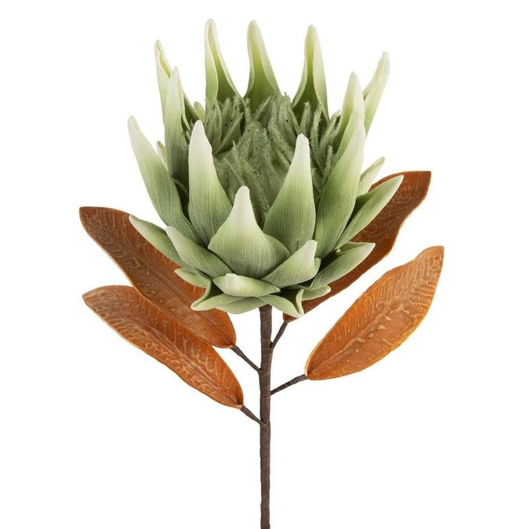 Eurofirany, kwiat Flore, 76 cm, zielony