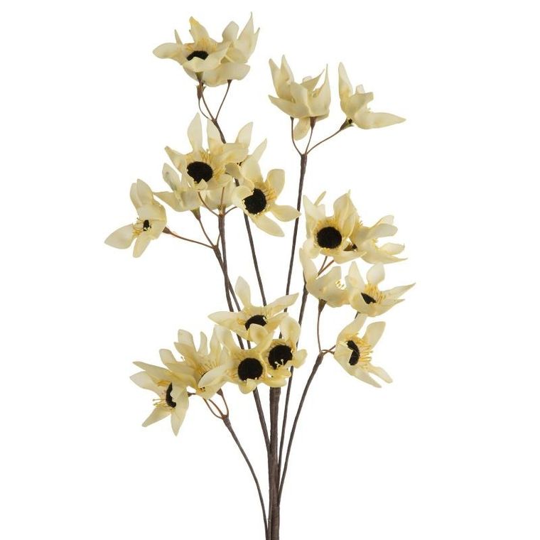 Eurofirany, kwiat Flore, 79 cm, żółty