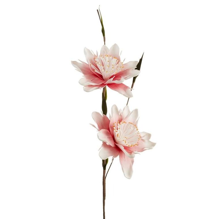 Eurofirany, kwiat Flore, 85 cm, różowy