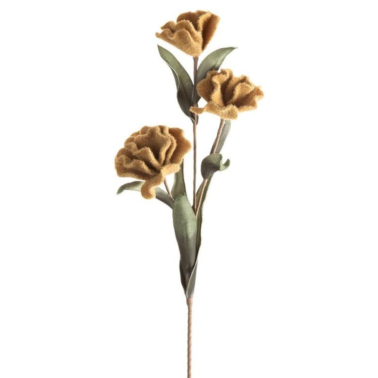 Eurofirany, kwiat flore, 94 cm, jasnobrązowy