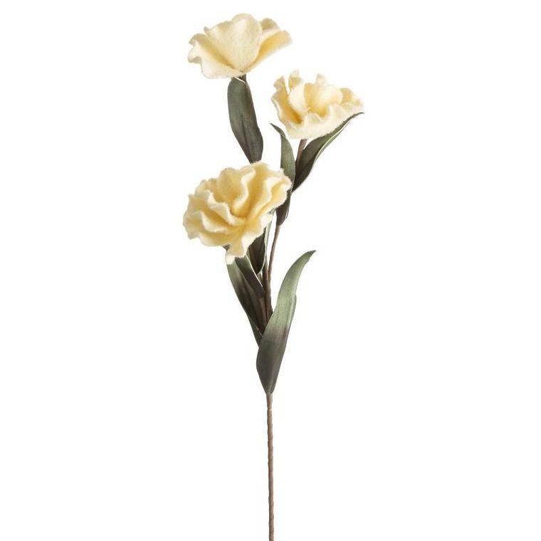 Eurofirany, kwiat flore, 94 cm, kremowy