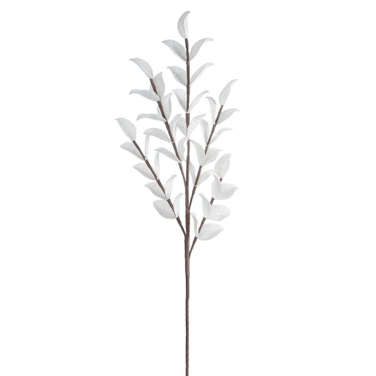 Eurofirany, kwiat flore, 95 cm, biały