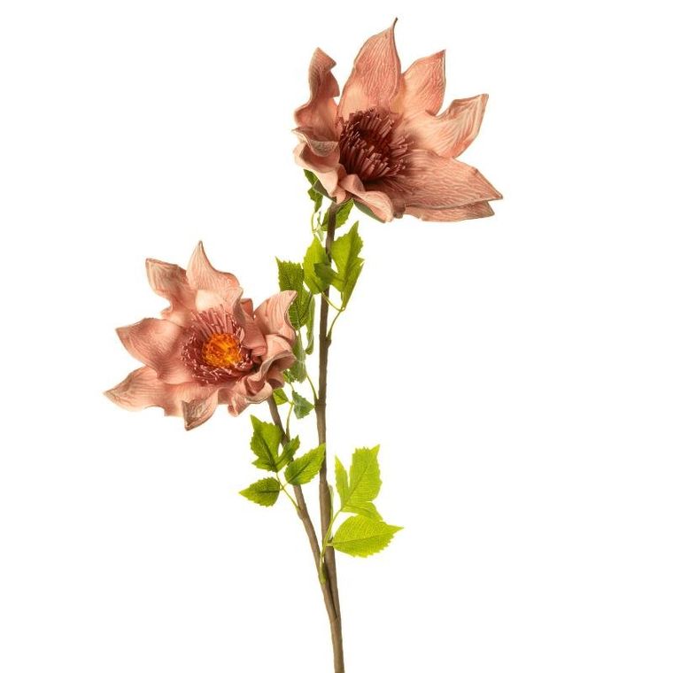 Eurofirany, kwiat Flore, 95 cm, różowy