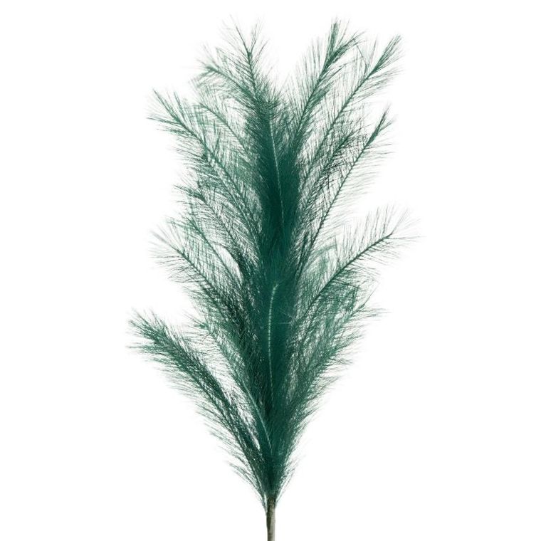 Eurofirany, kwiat Flore, długość 104 cm, część ozdobna - pióropusz, 50 cm, ciemnoturkusowy