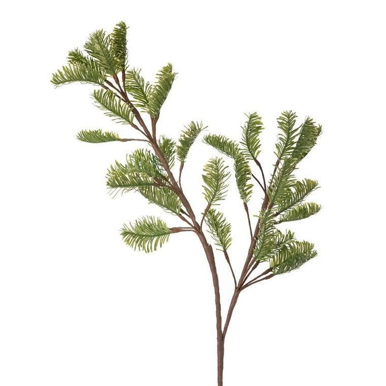 Eurofirany, kwiat Flore, długość 80 cm, długość liść 10 cm, zielony