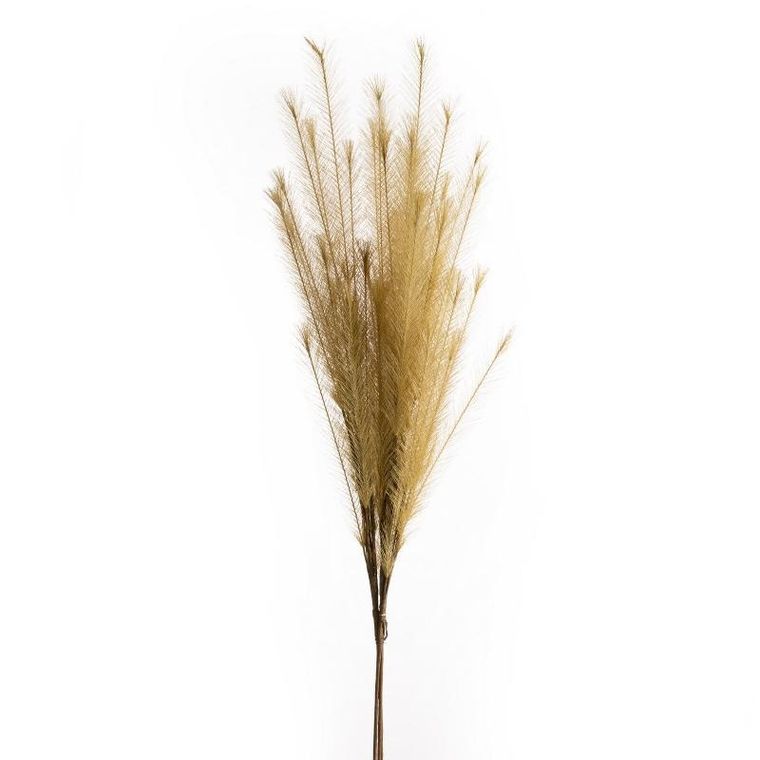 Eurofirany, kwiat Flore, długość 80 cm, długość trawa 47 cm, beżowy