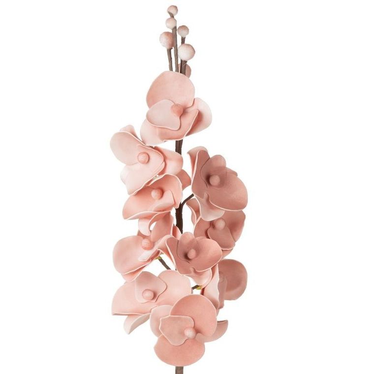 Eurofirany, kwiat Flore, długość 87 cm, długość z kwiatami, 45 cm, średnica kwiatu 10 cm, różowy