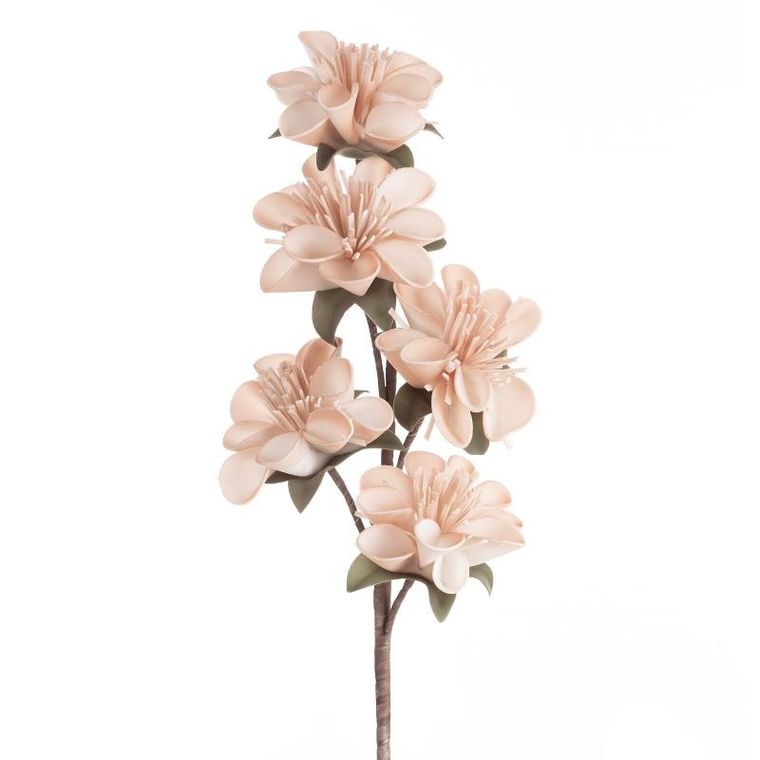 Eurofirany, kwiat flore, jasnoróżowy