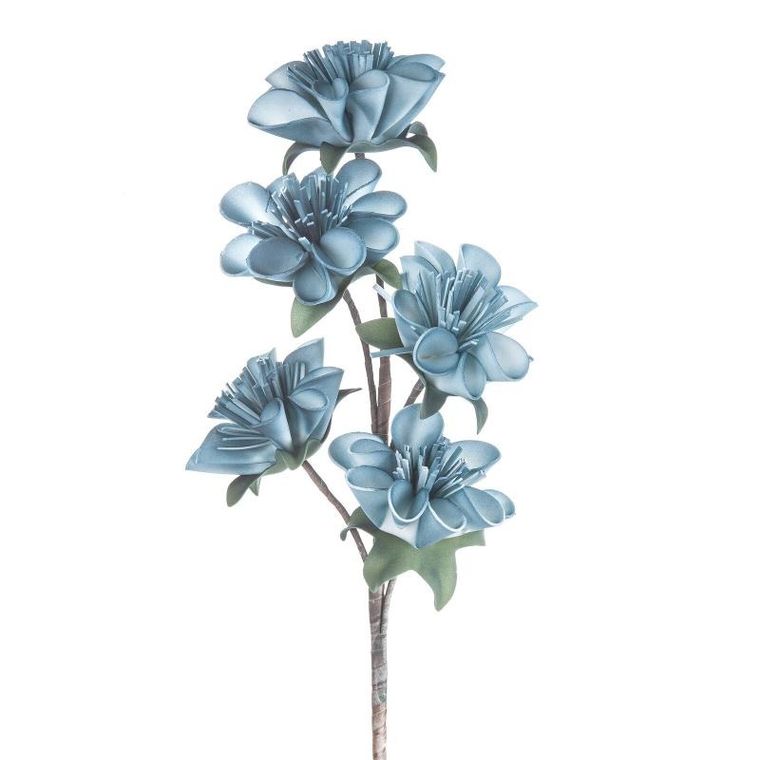 Eurofirany, kwiat flore, niebieski