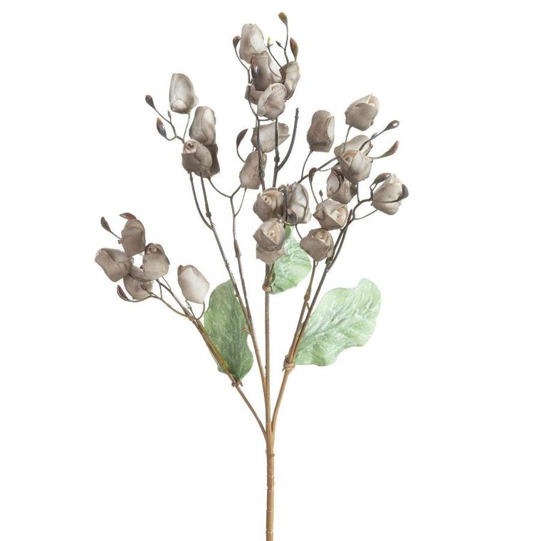 Eurofirany, kwiat flore, o 2-75 cm, ciemnobeżowy