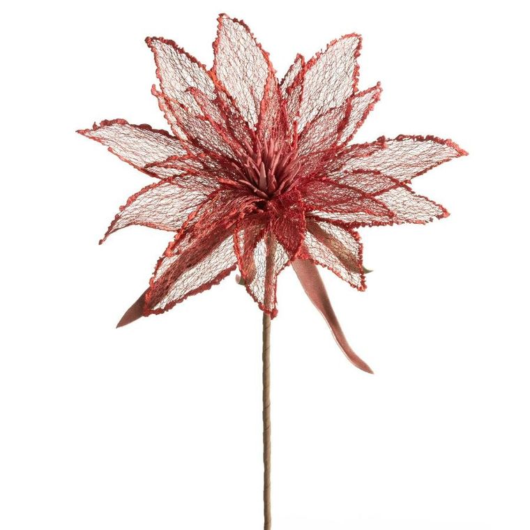 Eurofirany, kwiat flore, o 35-70 cm, czerwony