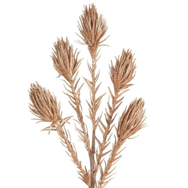 Eurofirany, kwiat Flore, złoty