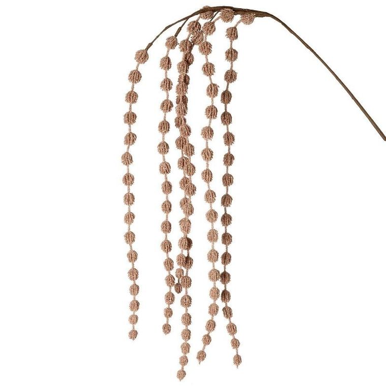 Eurofirany, kwiat Natu, 100 cm, ciemnoróżowy