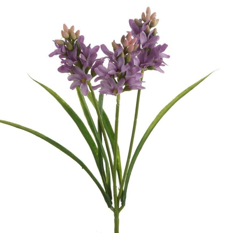 Eurofirany, kwiat natu, 32 cm, jasnofioletowy