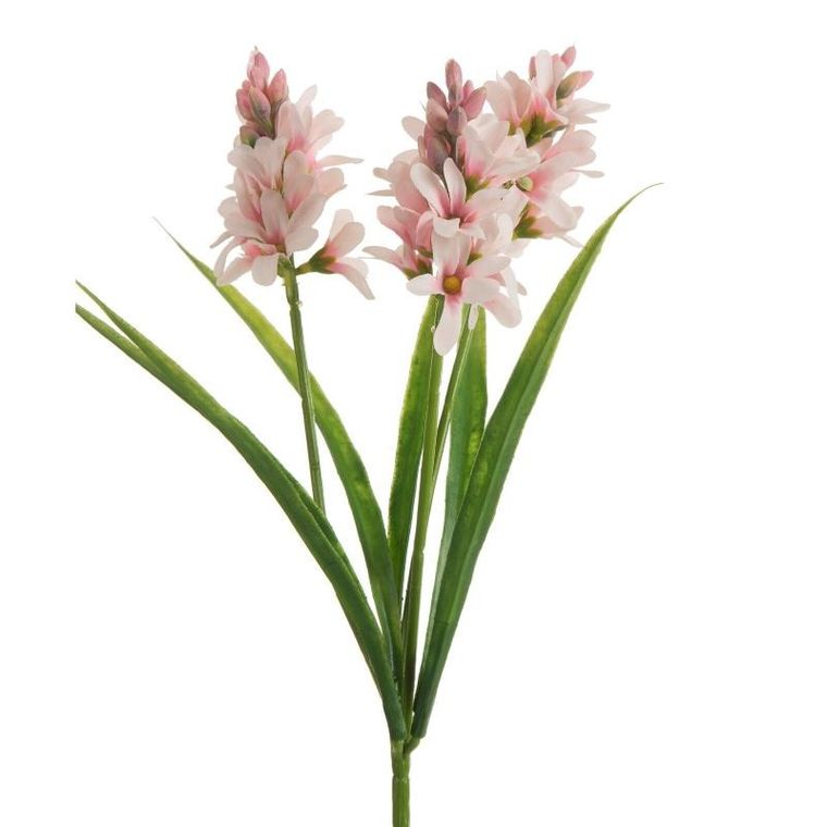 Eurofirany, kwiat natu, 32 cm, jasnoróżowy