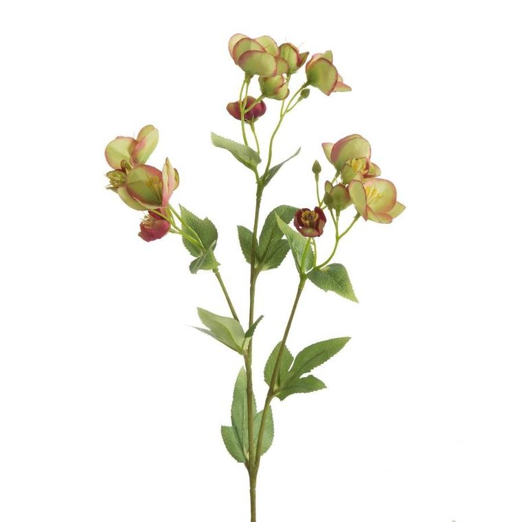 Eurofirany, kwiat natu, 40 cm, zielony