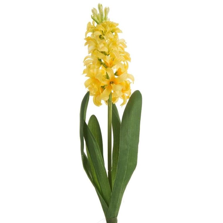 Eurofirany, kwiat natu, 45 cm, żółty