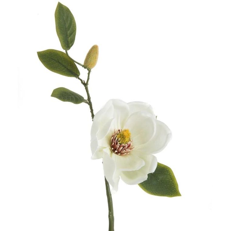 Eurofirany, kwiat natu, 46 cm, biały