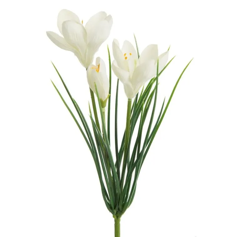 Eurofirany, kwiat natu 468 30 cm, kremowy