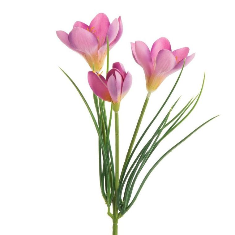Eurofirany, kwiat natu 468 30 cm, różowy
