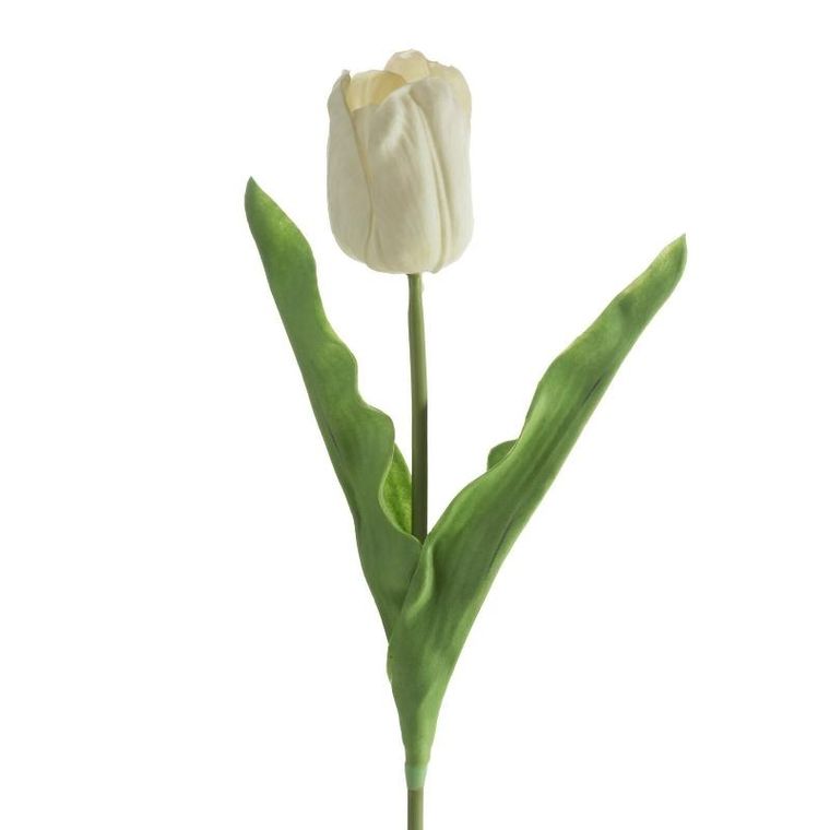 Eurofirany, kwiat natu, 56 cm, biały