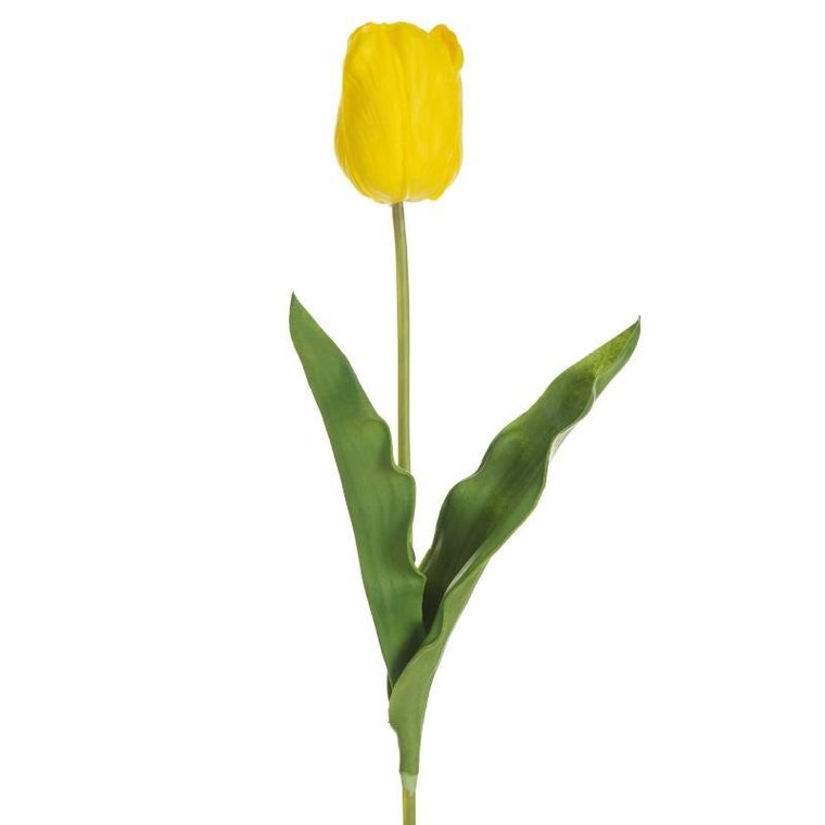 Eurofirany, kwiat natu, 56 cm, żółty