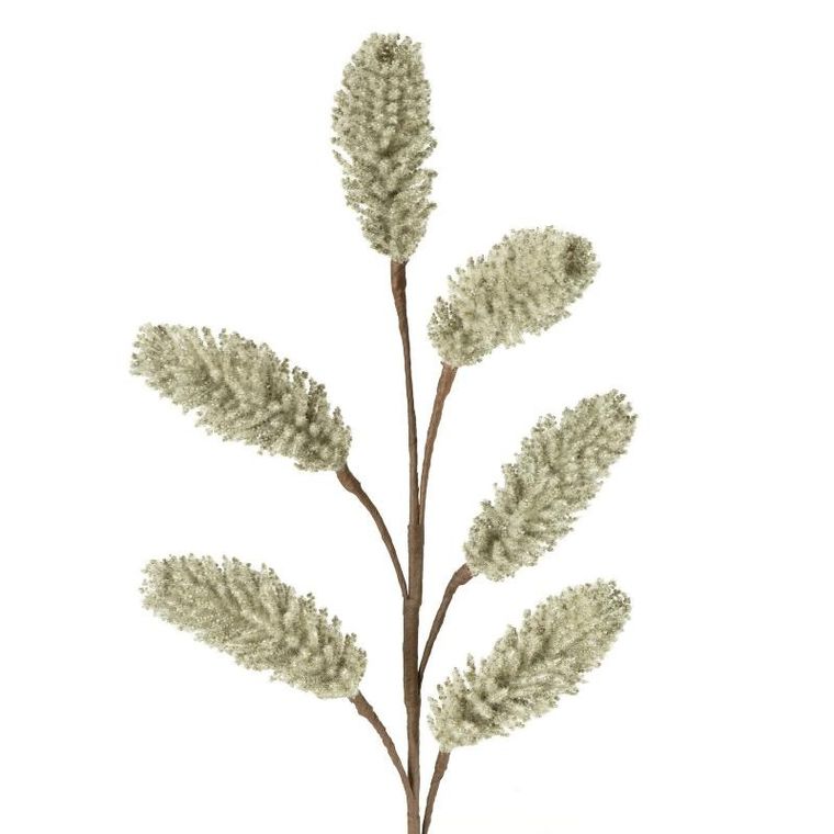 Eurofirany, kwiat Natu, 62 cm, ciemnomiętowy