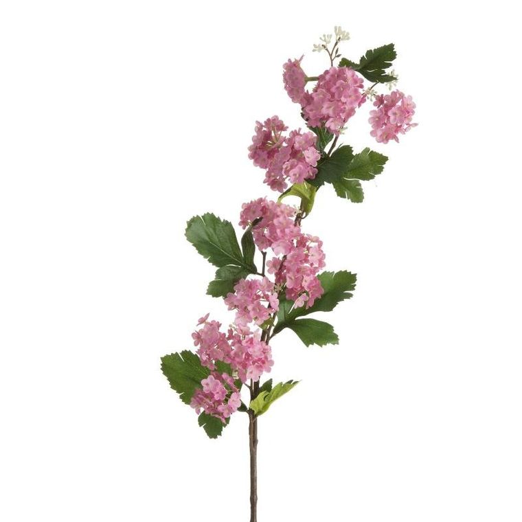 Eurofirany, kwiat Natu, 90 cm, różowy