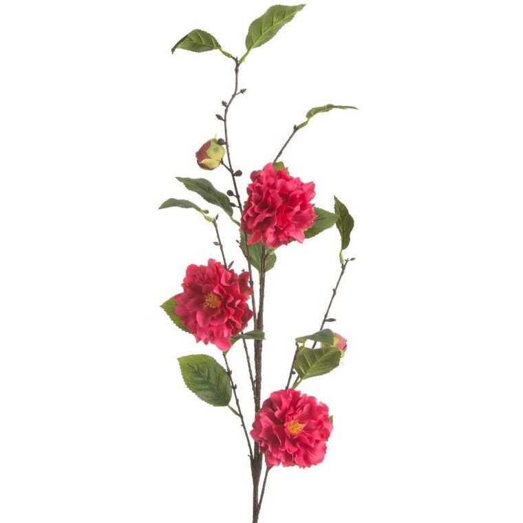 Eurofirany, kwiat natu, 95 cm, amarantowy