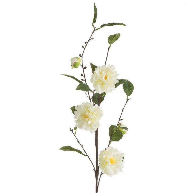 Eurofirany, kwiat natu, 95 cm, kremowy