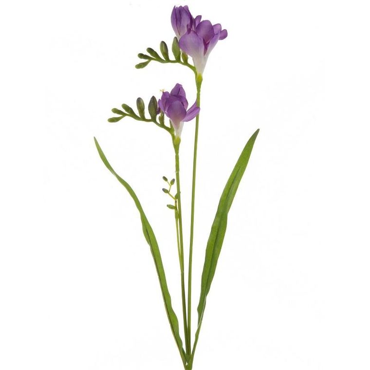 Eurofirany, kwiat Natu, długość 60 cm, długość kwiatu 20 cm, długość kwiatu 10 cm, fioletowy