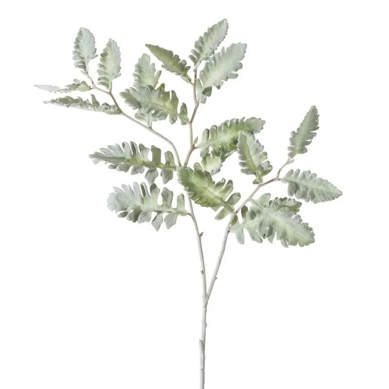 Eurofirany, kwiat Natu, długość 70 cm, długość liści 41 cm, zielony