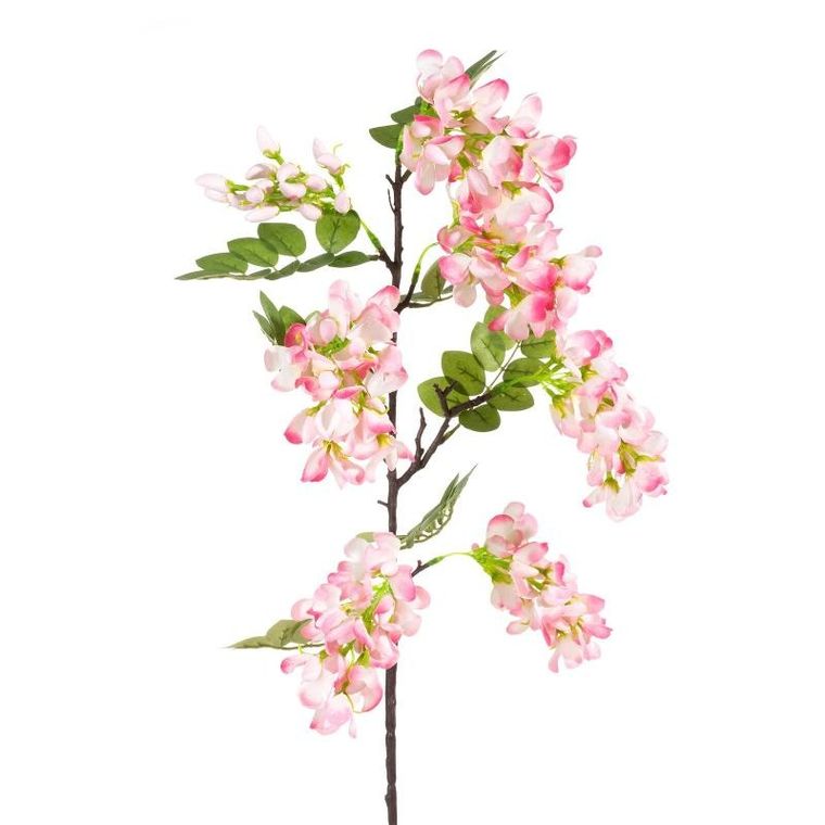 Eurofirany, kwiat Natu, długość 85 cm, długość z kwiatami 40 cm, kwiat 11 cm, jasnoróżowy