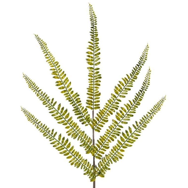 Eurofirany, kwiat Natu, długość 92 cm, długość z liśćmi 54 cm, długość liść 30 cm, zielony