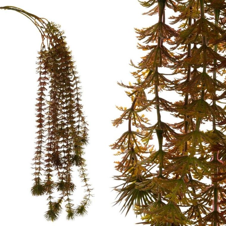 Eurofirany, kwiat Natu, długość 97 cm, długość z liśćmi 70 cm, jasnozielony