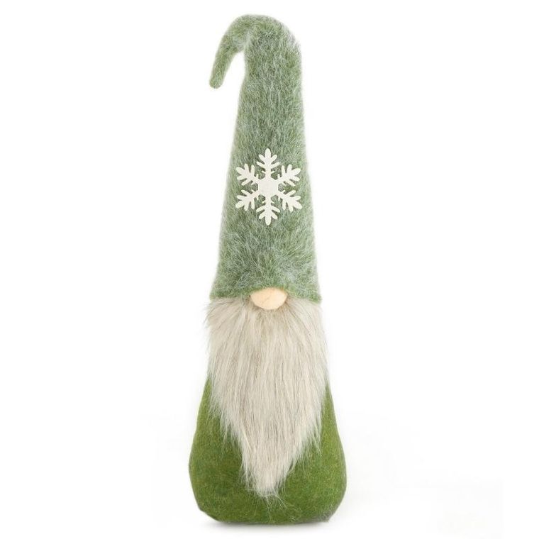 Eurofirany, lalka świąteczna dekoracyjna, 10-13-62 cm, zielony
