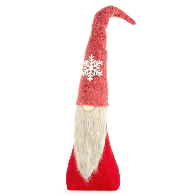 Eurofirany, lalka świąteczna dekoracyjna, 12-21-87 cm, czerwony