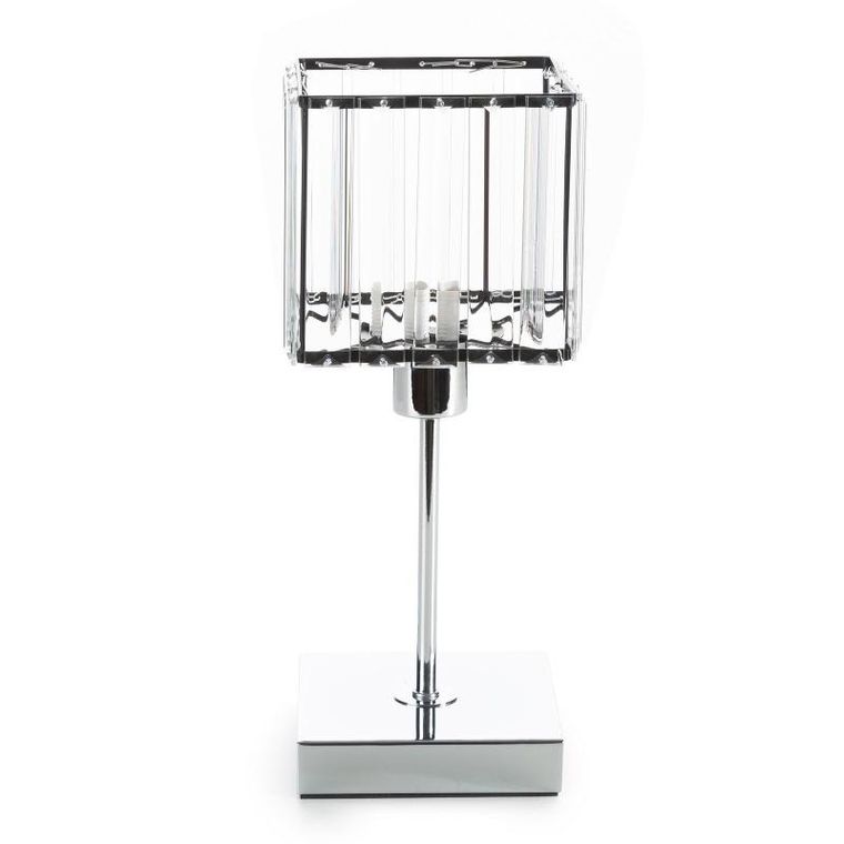 Eurofirany, lampa dekoracyjna, 13-13-31 cm, transparentny