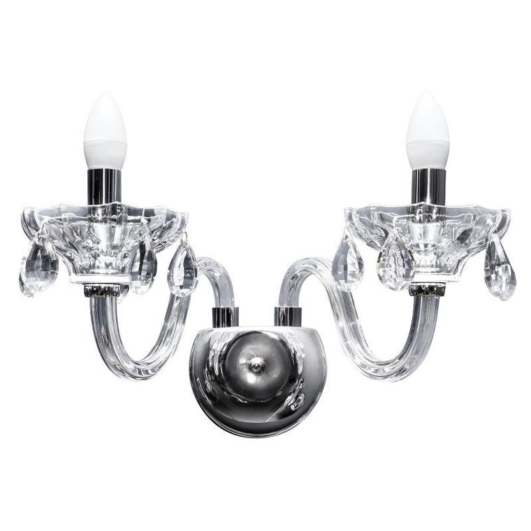 Eurofirany, lampa Kira, 42-23 cm, srebrny